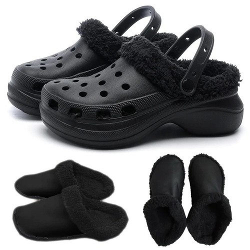 Crocs fluffy liners - fluffy, shoes
