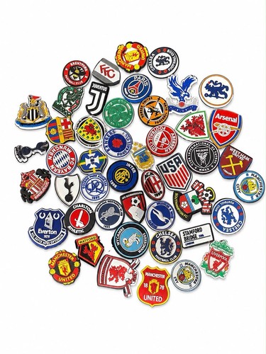 Football croc charm - charm, shoes