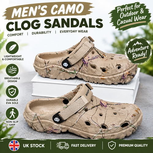 New men camo slip - men’s, slip-on