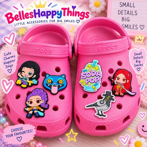 Kpop demon hunters croc shoe - kpop,