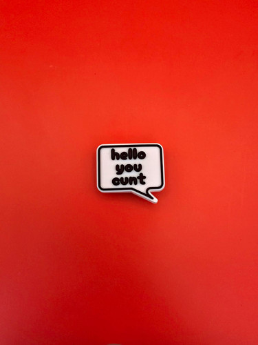 Cheeky greeting shoe - greeting, charm