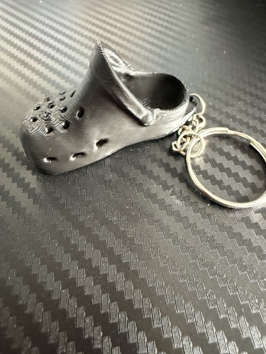 Croc shoe black keyring free - croc,
