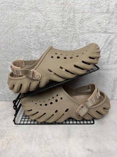 Crocs echo clog taupe - clog,