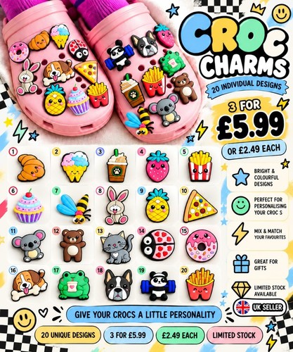 Cute croc charms shoe - cute,