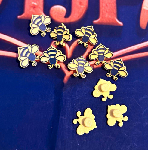 Bee shoe charm for crocs - shoe,