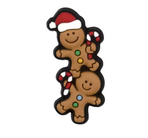 Gingerbread man christmas croc - gingerbread,